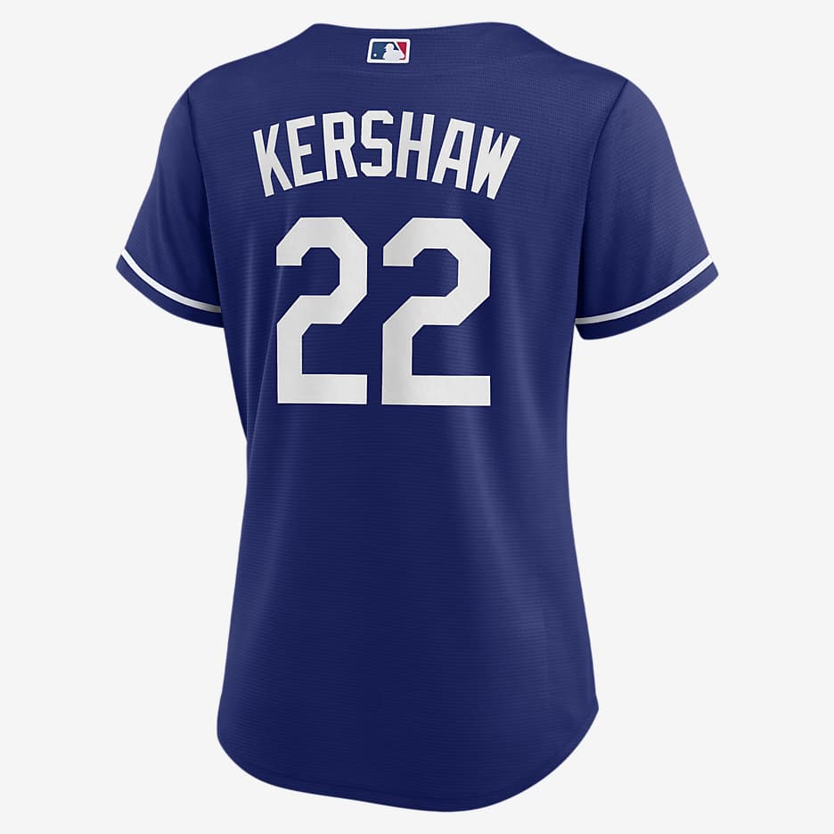 MLB Los Angeles Dodgers (Clayton Kershaw) Women's Replica Baseball Jersey